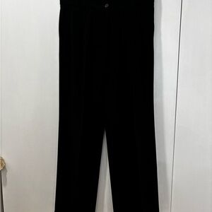 Elegant Black Wide Leg Women's Pants
